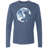 T-Shirts Indigo / Small Male Gamer Moon Men's Premium Long Sleeve