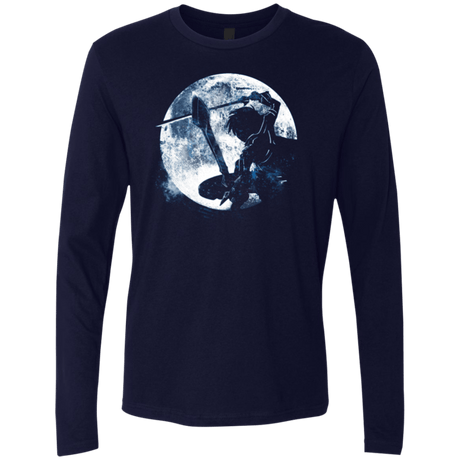 T-Shirts Midnight Navy / Small Male Gamer Moon Men's Premium Long Sleeve