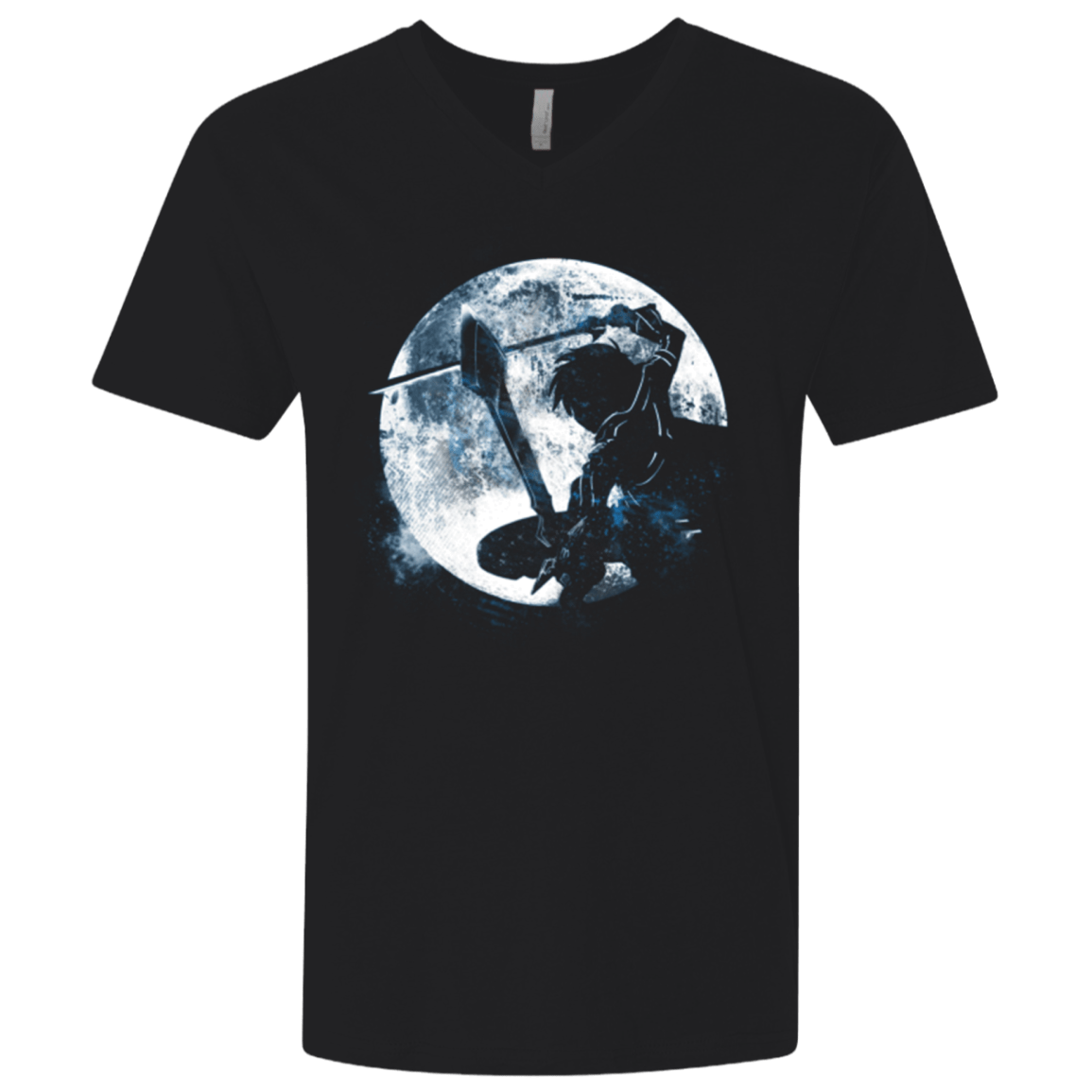 T-Shirts Black / X-Small Male Gamer Moon Men's Premium V-Neck