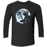 T-Shirts Vintage Black/Vintage Black / X-Small Male Gamer Moon Men's Triblend 3/4 Sleeve