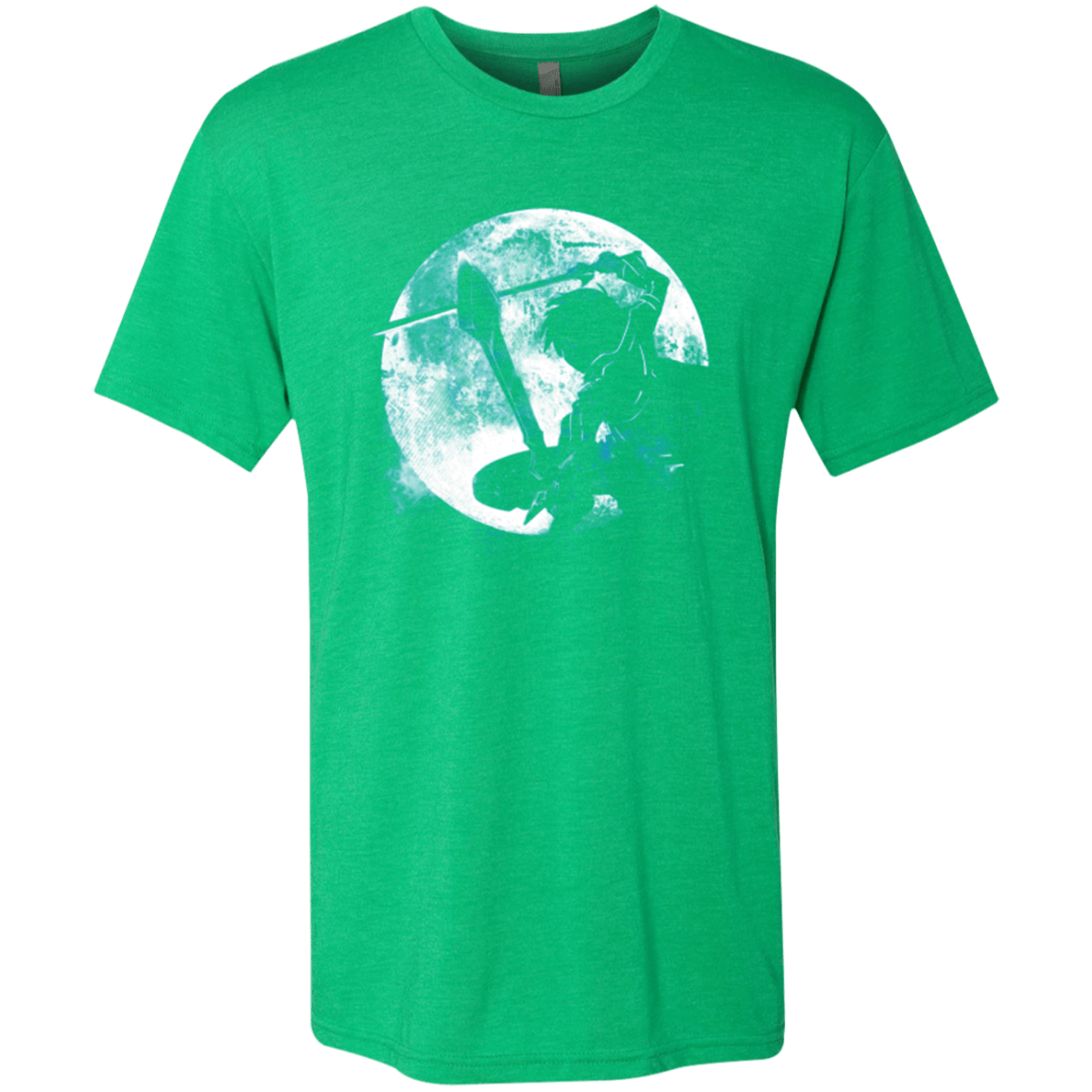 T-Shirts Envy / Small Male Gamer Moon Men's Triblend T-Shirt