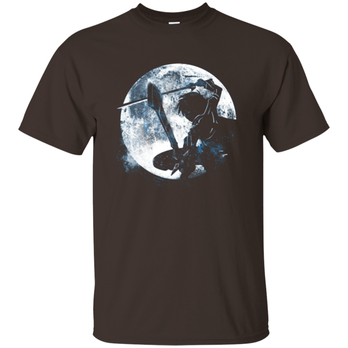 T-Shirts Dark Chocolate / Small Male Gamer Moon T-Shirt