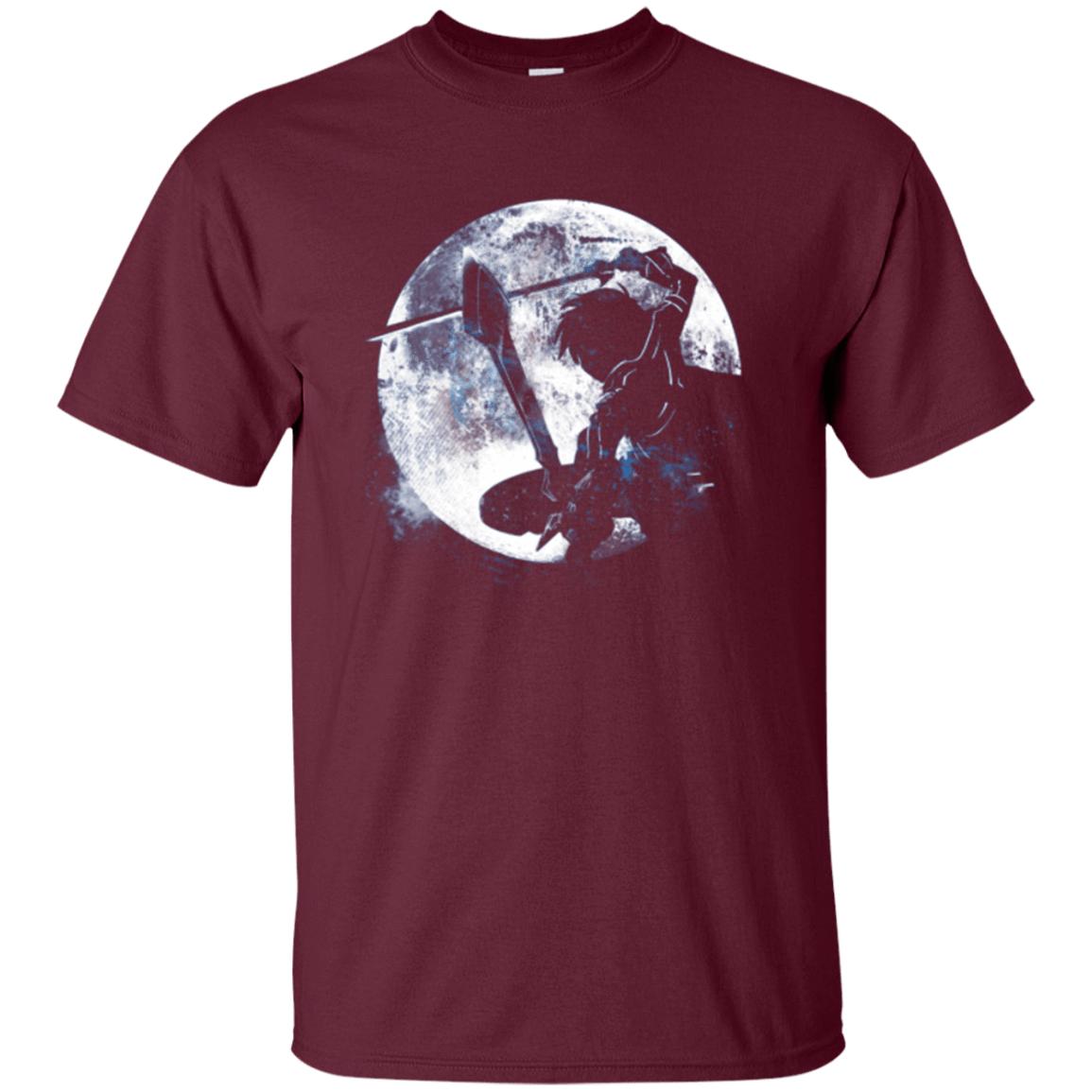 T-Shirts Maroon / Small Male Gamer Moon T-Shirt