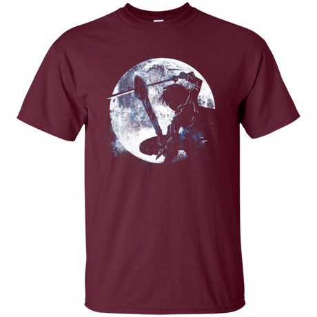 T-Shirts Maroon / Small Male Gamer Moon T-Shirt