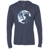T-Shirts Vintage Navy / X-Small Male Gamer Moon Triblend Long Sleeve Hoodie Tee