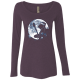 T-Shirts Vintage Purple / Small Male Gamer Moon Women's Triblend Long Sleeve Shirt