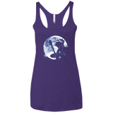 T-Shirts Purple / X-Small Male Gamer Moon Women's Triblend Racerback Tank