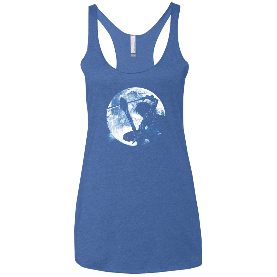 T-Shirts Vintage Royal / X-Small Male Gamer Moon Women's Triblend Racerback Tank