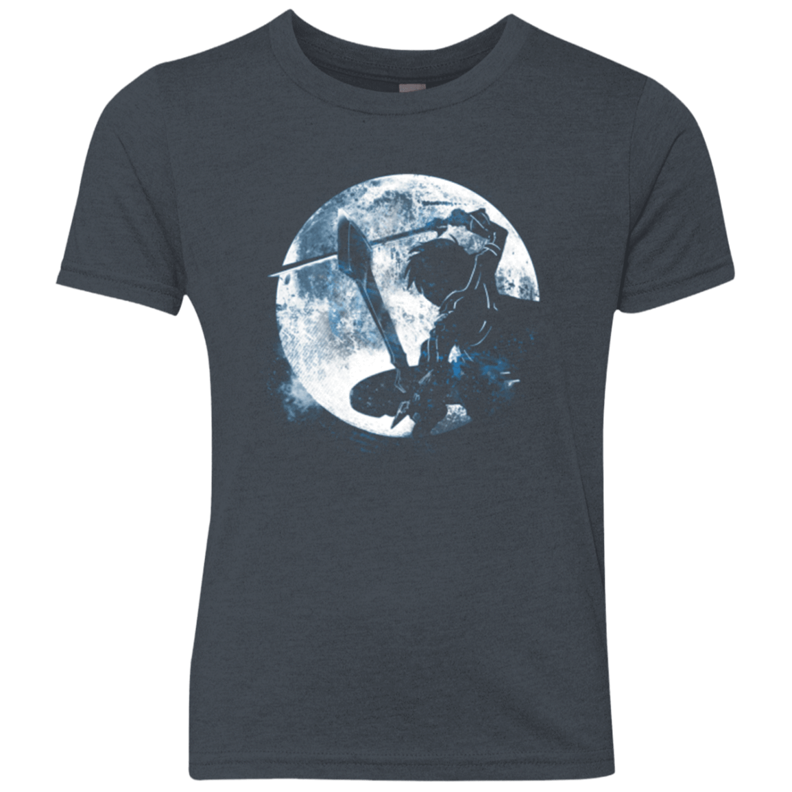 T-Shirts Vintage Navy / YXS Male Gamer Moon Youth Triblend T-Shirt