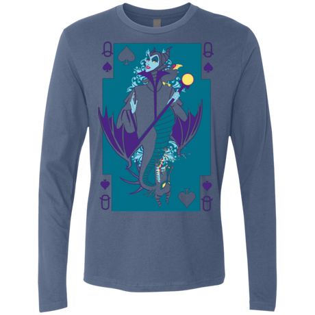 T-Shirts Indigo / Small Maleficard Men's Premium Long Sleeve