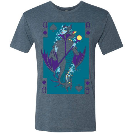 T-Shirts Indigo / Small Maleficard Men's Triblend T-Shirt