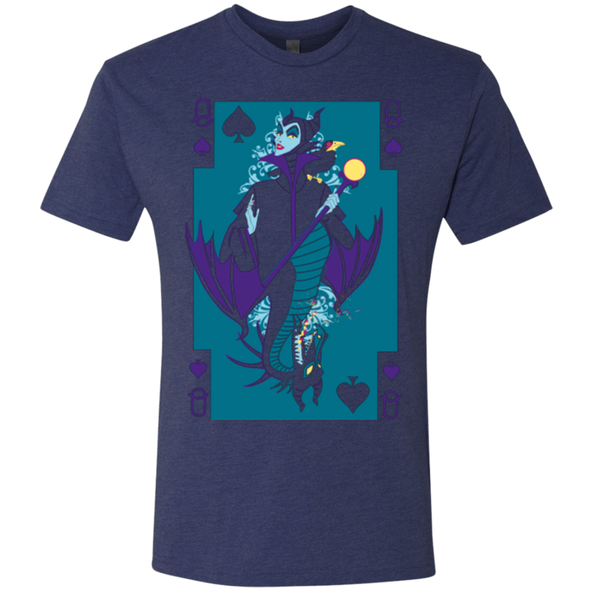 T-Shirts Vintage Navy / Small Maleficard Men's Triblend T-Shirt