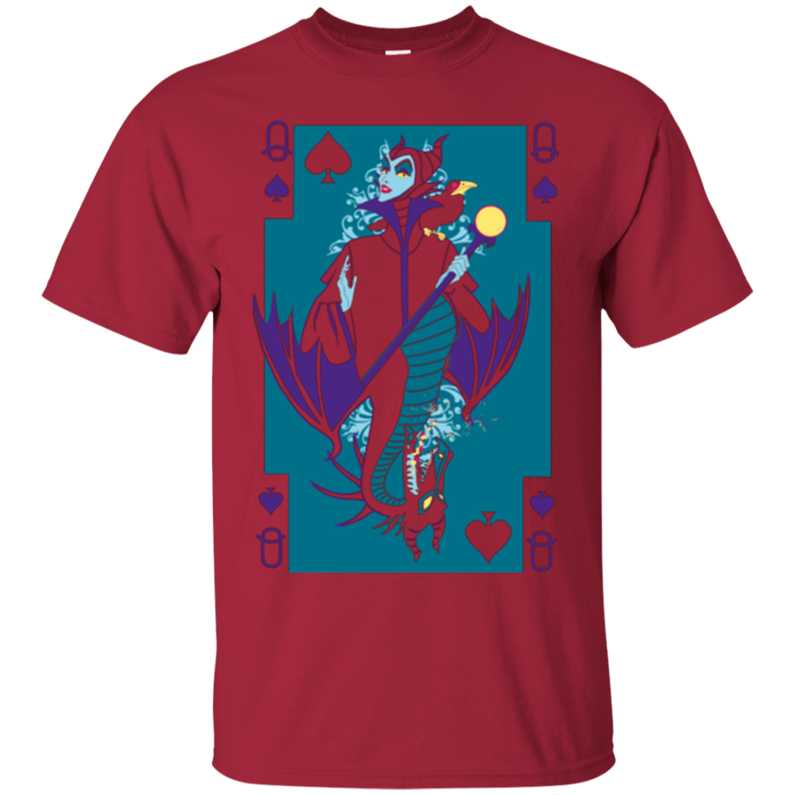 T-Shirts Cardinal / Small Maleficard T-Shirt