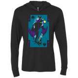 T-Shirts Vintage Black / X-Small Maleficard Triblend Long Sleeve Hoodie Tee