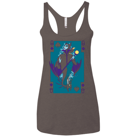 T-Shirts Macchiato / X-Small Maleficard Women's Triblend Racerback Tank