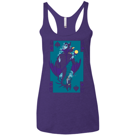 T-Shirts Purple / X-Small Maleficard Women's Triblend Racerback Tank