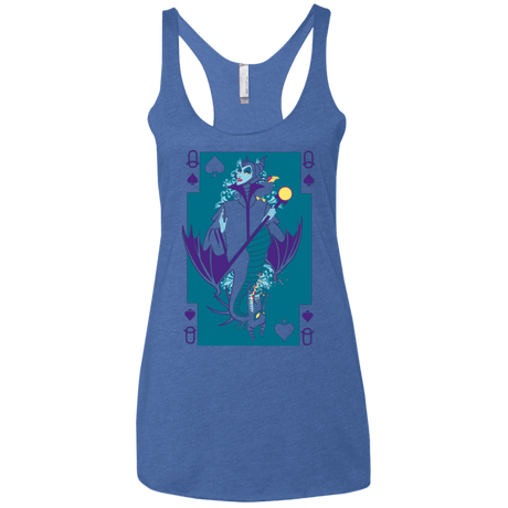 T-Shirts Vintage Royal / X-Small Maleficard Women's Triblend Racerback Tank