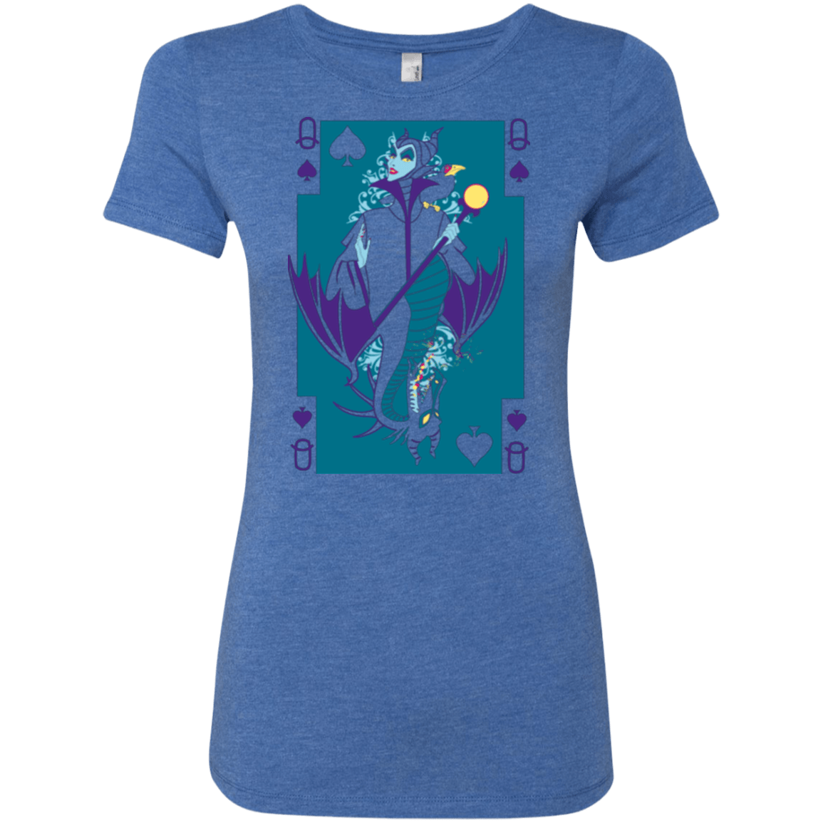 T-Shirts Vintage Royal / Small Maleficard Women's Triblend T-Shirt