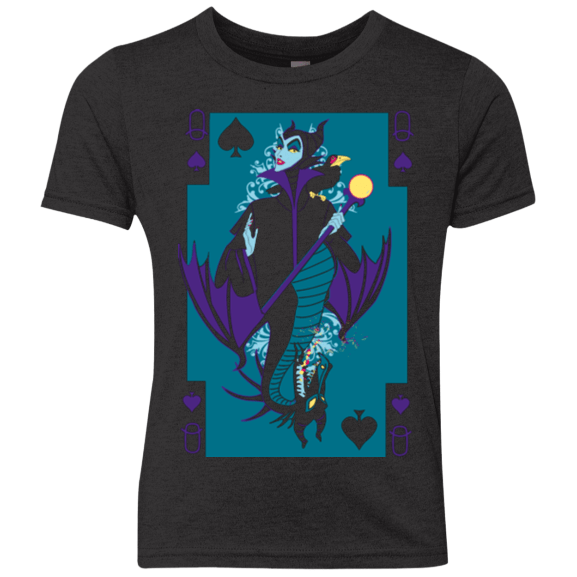 T-Shirts Vintage Black / YXS Maleficard Youth Triblend T-Shirt