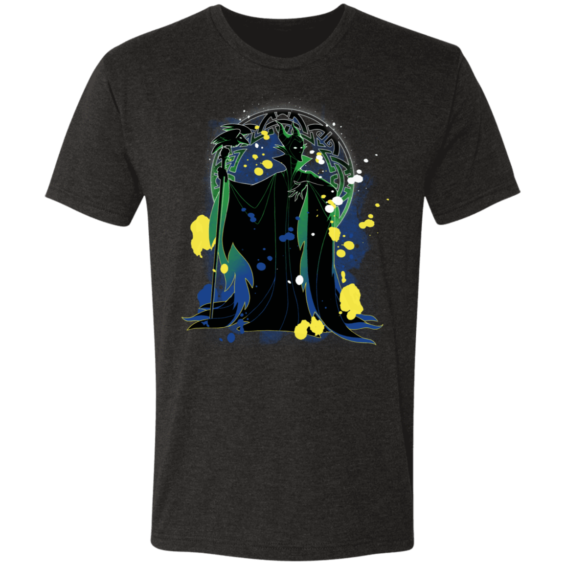 T-Shirts Vintage Black / S Maleficent Men's Triblend T-Shirt