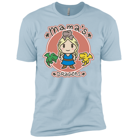T-Shirts Light Blue / YXS Mamas Dragons Boys Premium T-Shirt