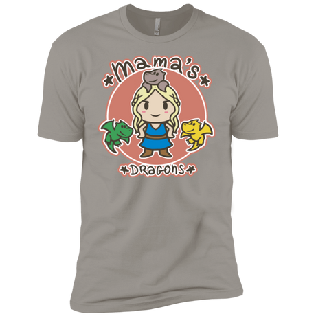 T-Shirts Light Grey / YXS Mamas Dragons Boys Premium T-Shirt