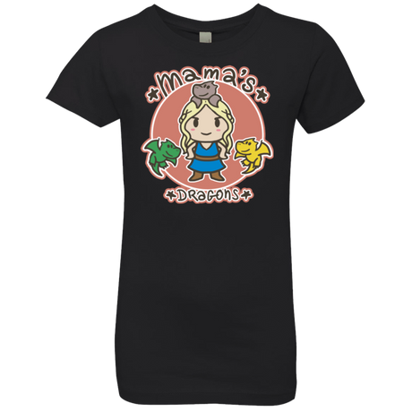 T-Shirts Black / YXS Mamas Dragons Girls Premium T-Shirt