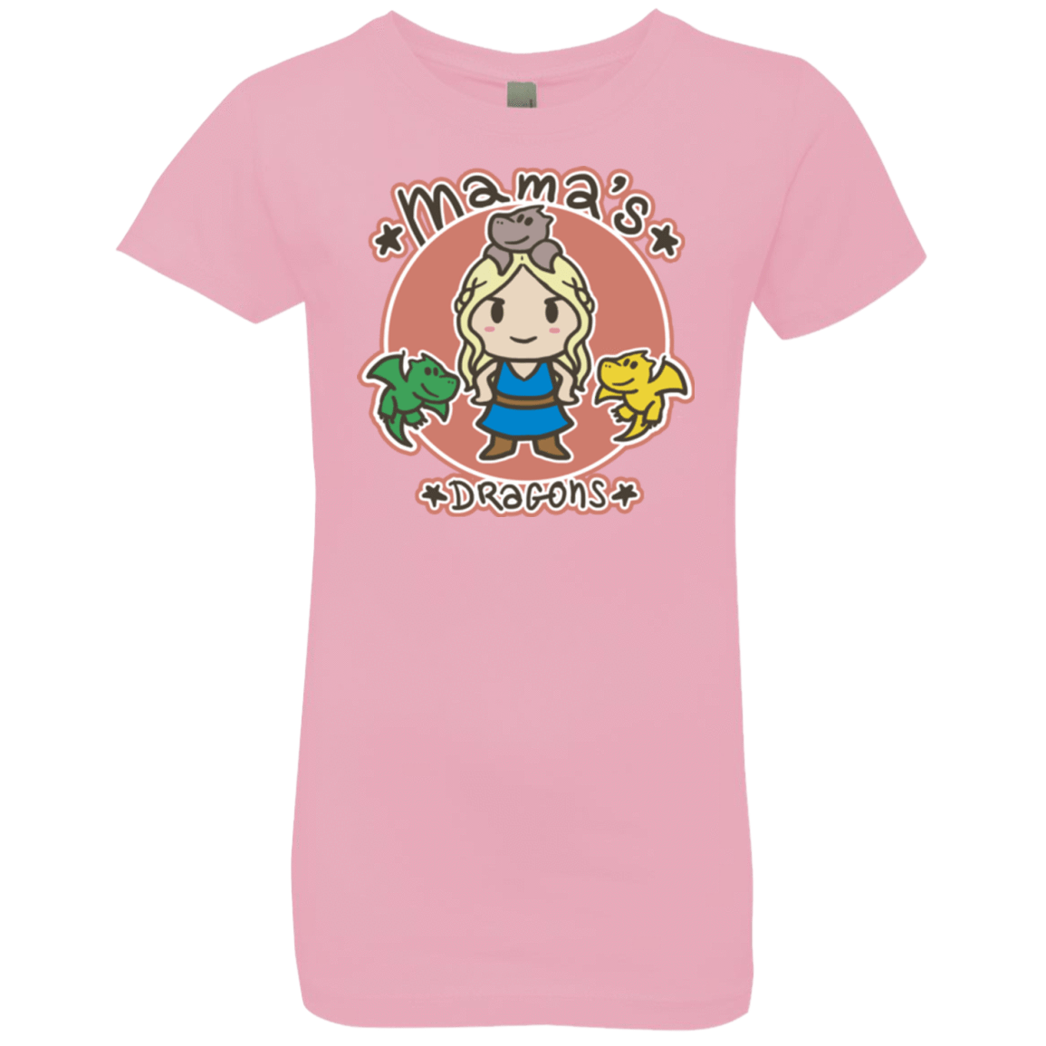 T-Shirts Light Pink / YXS Mamas Dragons Girls Premium T-Shirt