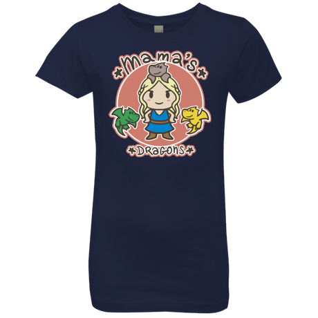 T-Shirts Midnight Navy / YXS Mamas Dragons Girls Premium T-Shirt