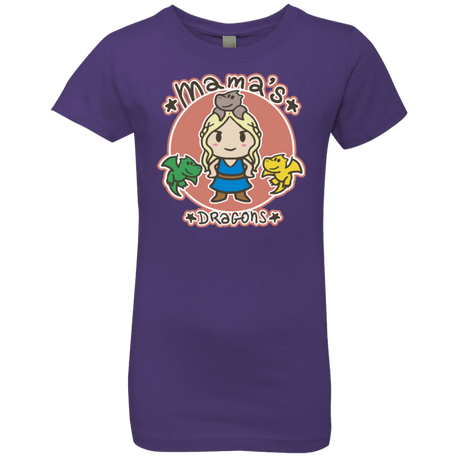 T-Shirts Purple Rush / YXS Mamas Dragons Girls Premium T-Shirt