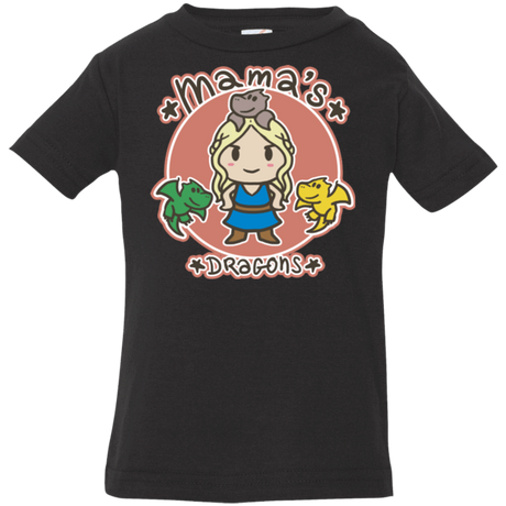 T-Shirts Black / 6 Months Mamas Dragons Infant PremiumT-Shirt