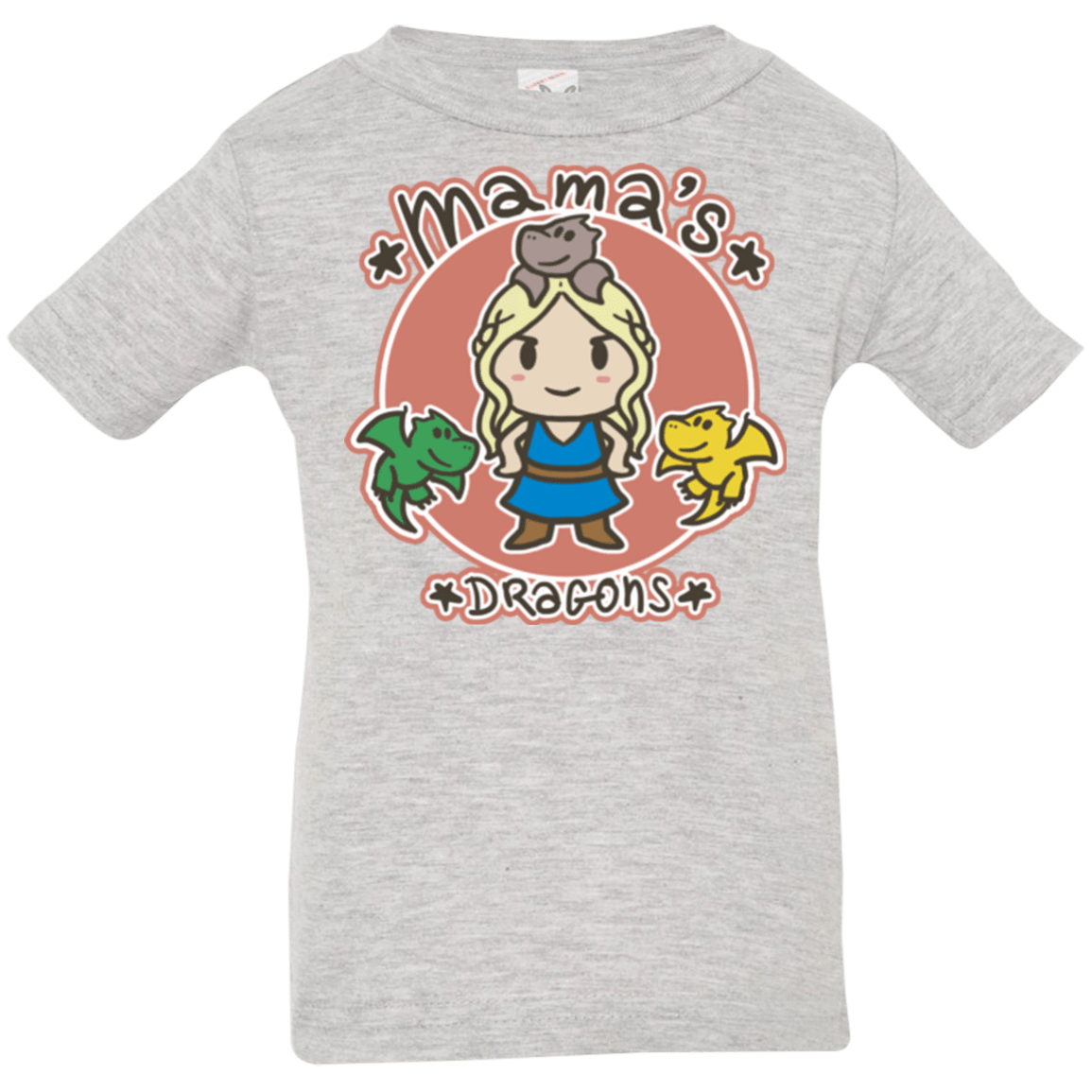 T-Shirts Heather / 6 Months Mamas Dragons Infant PremiumT-Shirt