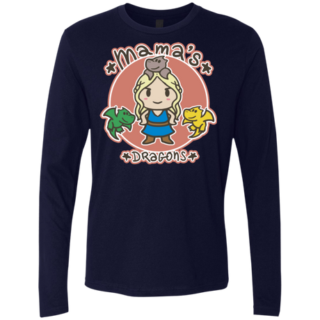 T-Shirts Midnight Navy / Small Mamas Dragons Men's Premium Long Sleeve