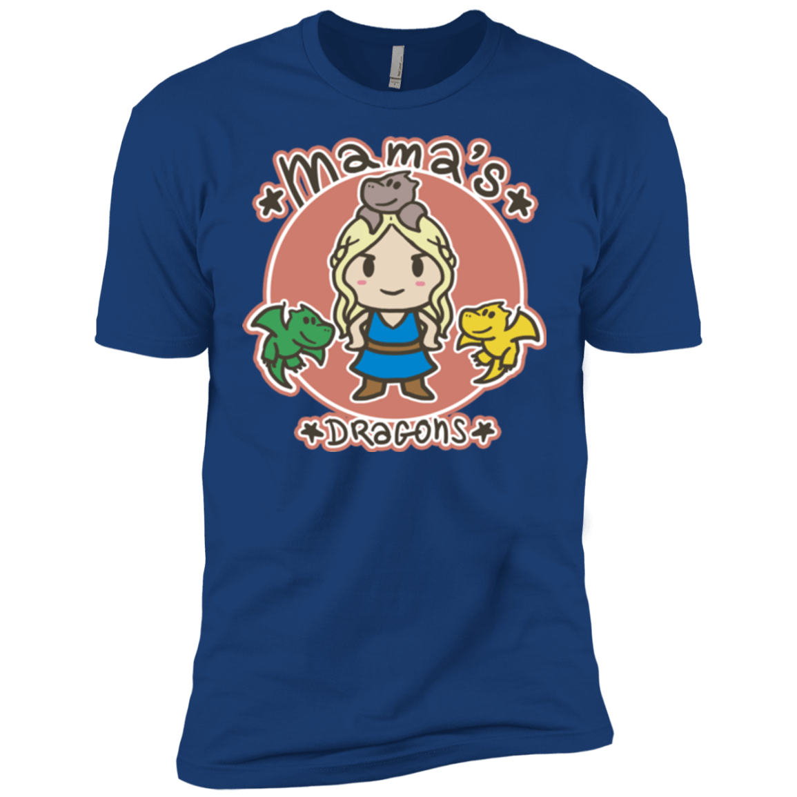 T-Shirts Royal / X-Small Mamas Dragons Men's Premium T-Shirt
