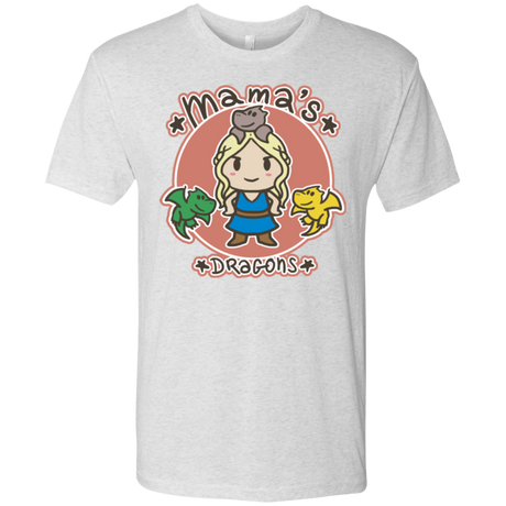 T-Shirts Heather White / Small Mamas Dragons Men's Triblend T-Shirt