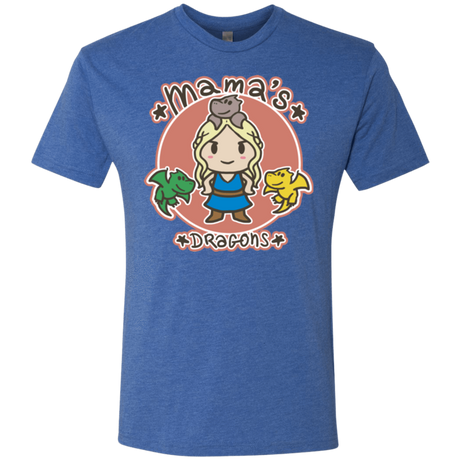 T-Shirts Vintage Royal / Small Mamas Dragons Men's Triblend T-Shirt
