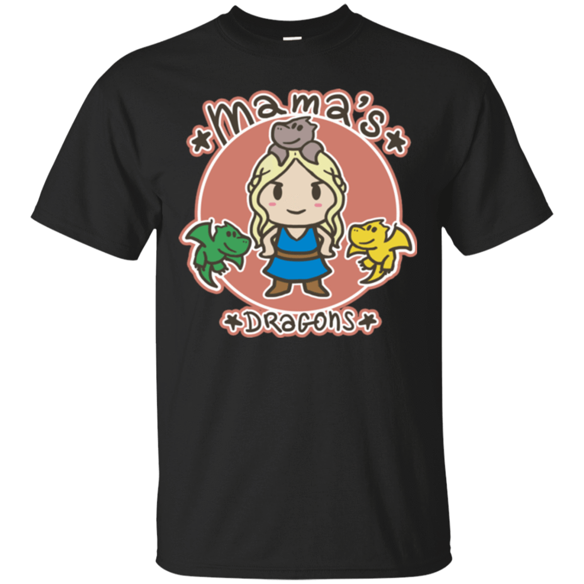 T-Shirts Black / Small Mamas Dragons T-Shirt