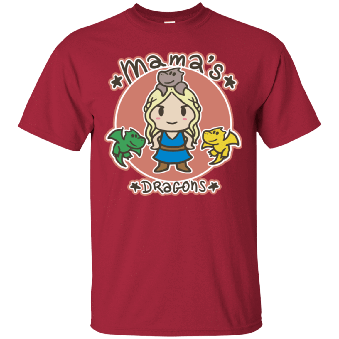T-Shirts Cardinal / Small Mamas Dragons T-Shirt