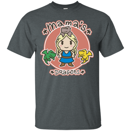 T-Shirts Dark Heather / Small Mamas Dragons T-Shirt