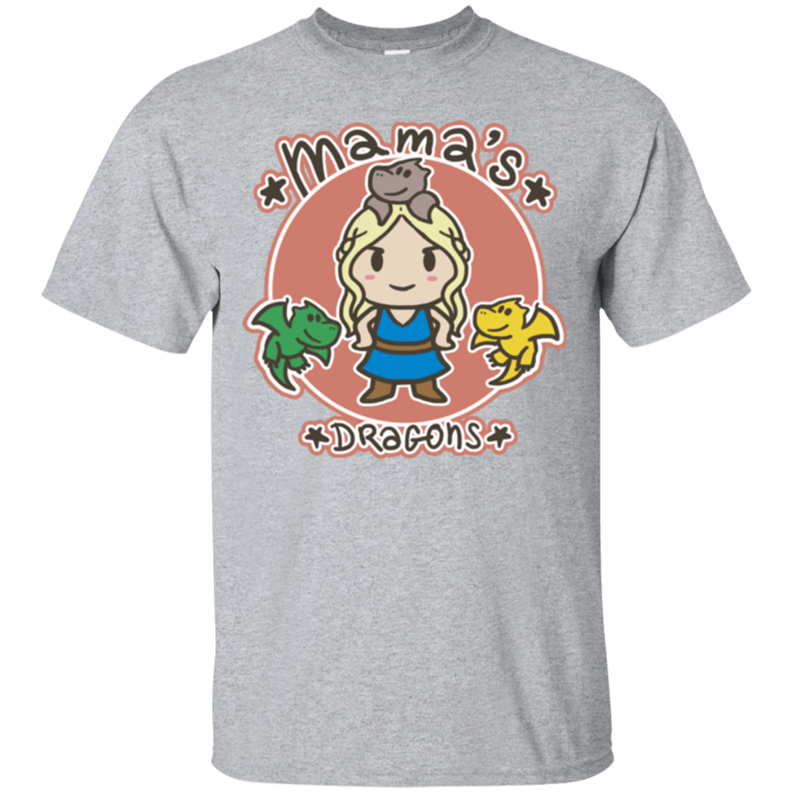 T-Shirts Sport Grey / Small Mamas Dragons T-Shirt