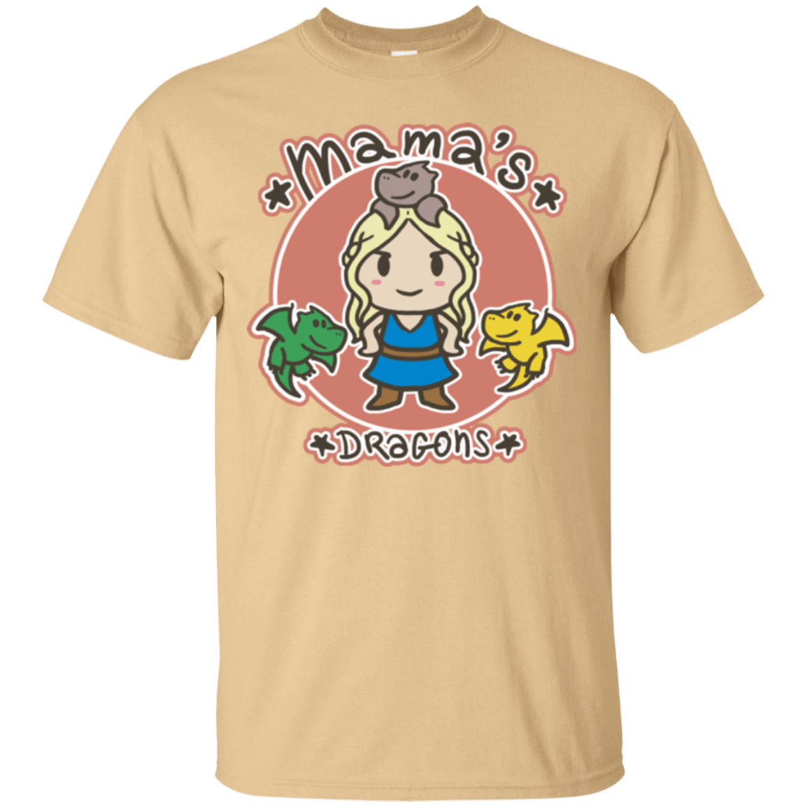 T-Shirts Vegas Gold / Small Mamas Dragons T-Shirt