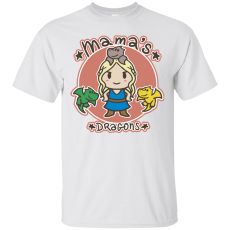 T-Shirts White / Small Mamas Dragons T-Shirt