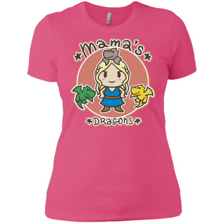 T-Shirts Hot Pink / X-Small Mamas Dragons Women's Premium T-Shirt