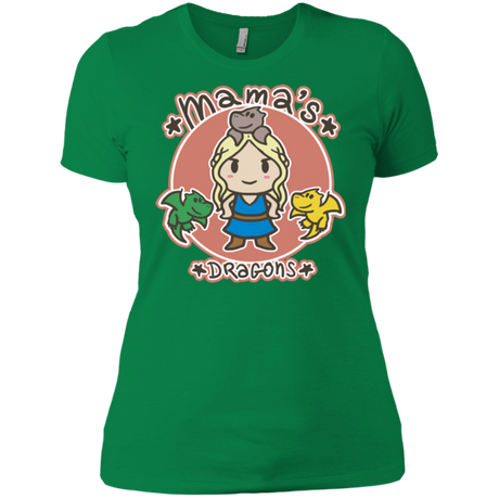 T-Shirts Kelly Green / X-Small Mamas Dragons Women's Premium T-Shirt