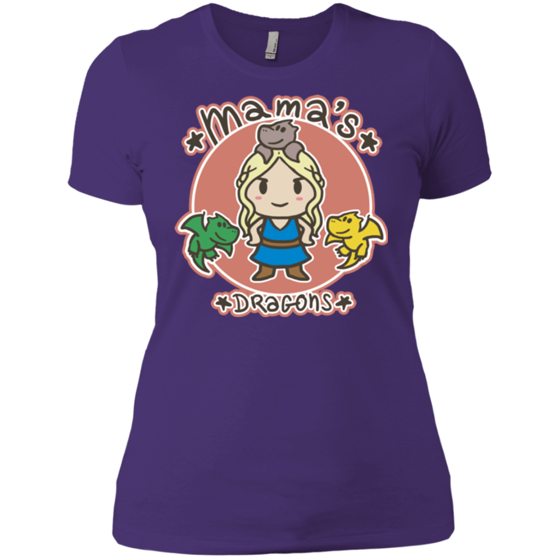 T-Shirts Purple / X-Small Mamas Dragons Women's Premium T-Shirt