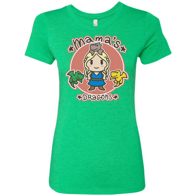 T-Shirts Envy / Small Mamas Dragons Women's Triblend T-Shirt