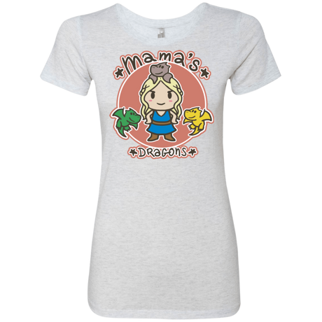 T-Shirts Heather White / Small Mamas Dragons Women's Triblend T-Shirt