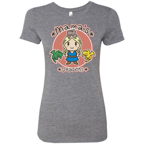 T-Shirts Premium Heather / Small Mamas Dragons Women's Triblend T-Shirt