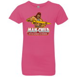 T-Shirts Hot Pink / YXS Man Child Girls Premium T-Shirt