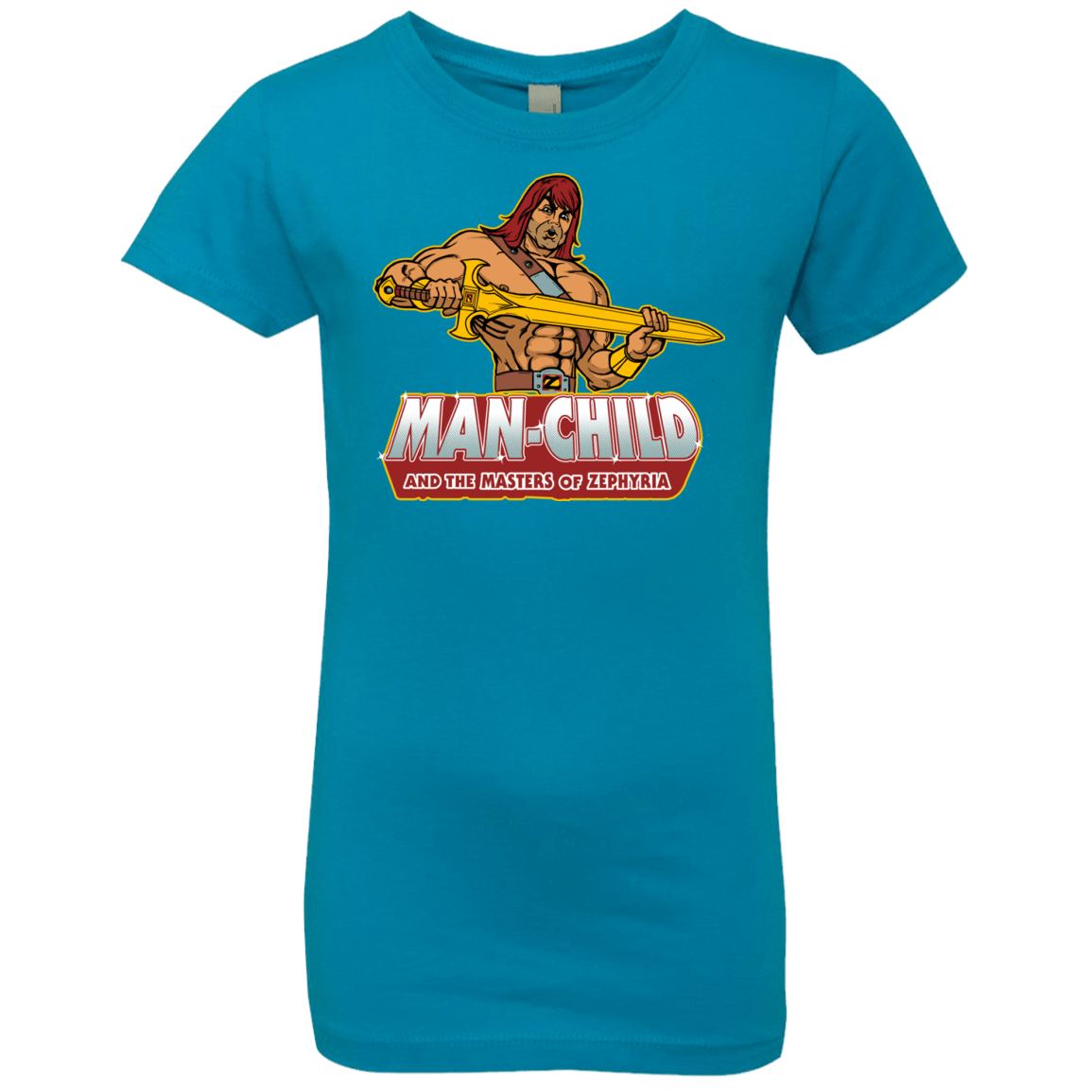 T-Shirts Turquoise / YXS Man Child Girls Premium T-Shirt